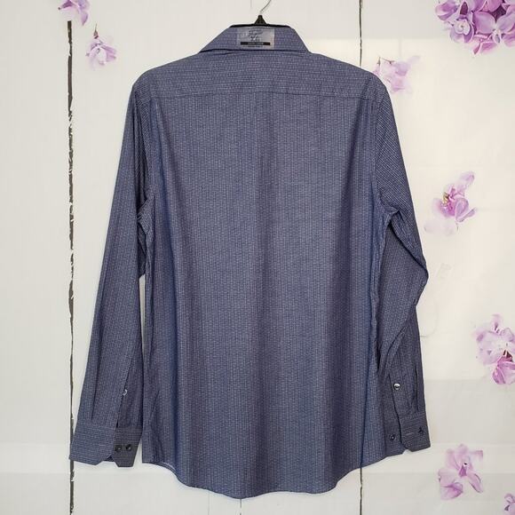 Original Penguin Munsingwear Midnight Print Button Slim Fit Dress Shirt - Picture 2 of 9